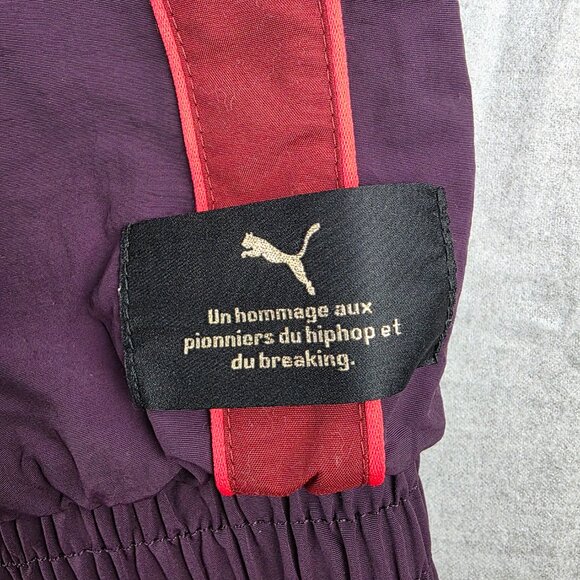 PUMA T7 Play Paris Track Full Zip Jacket Mens Red Casual Athletic Outerwear XL - Picture 4 of 12